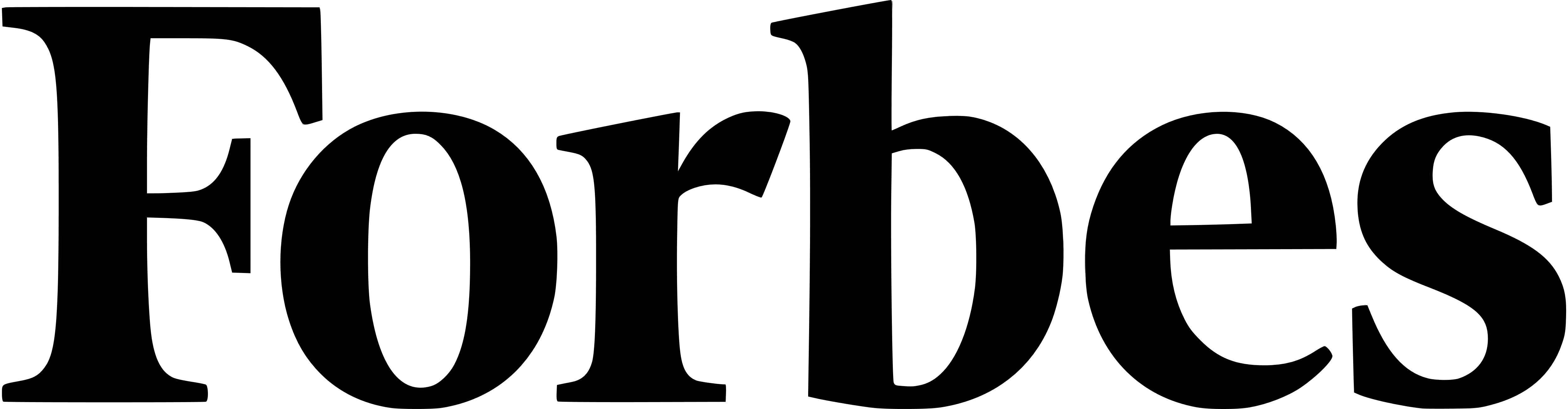 Forbes Logo in Black